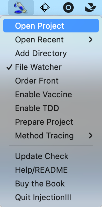 injectionIII打开项目